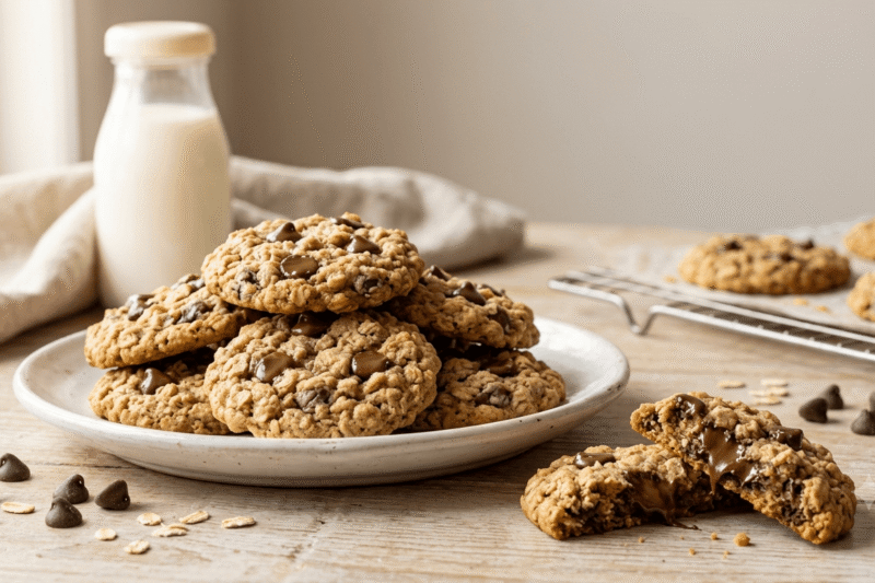 Chocolate Chip Oatmeal Cookies Recipe