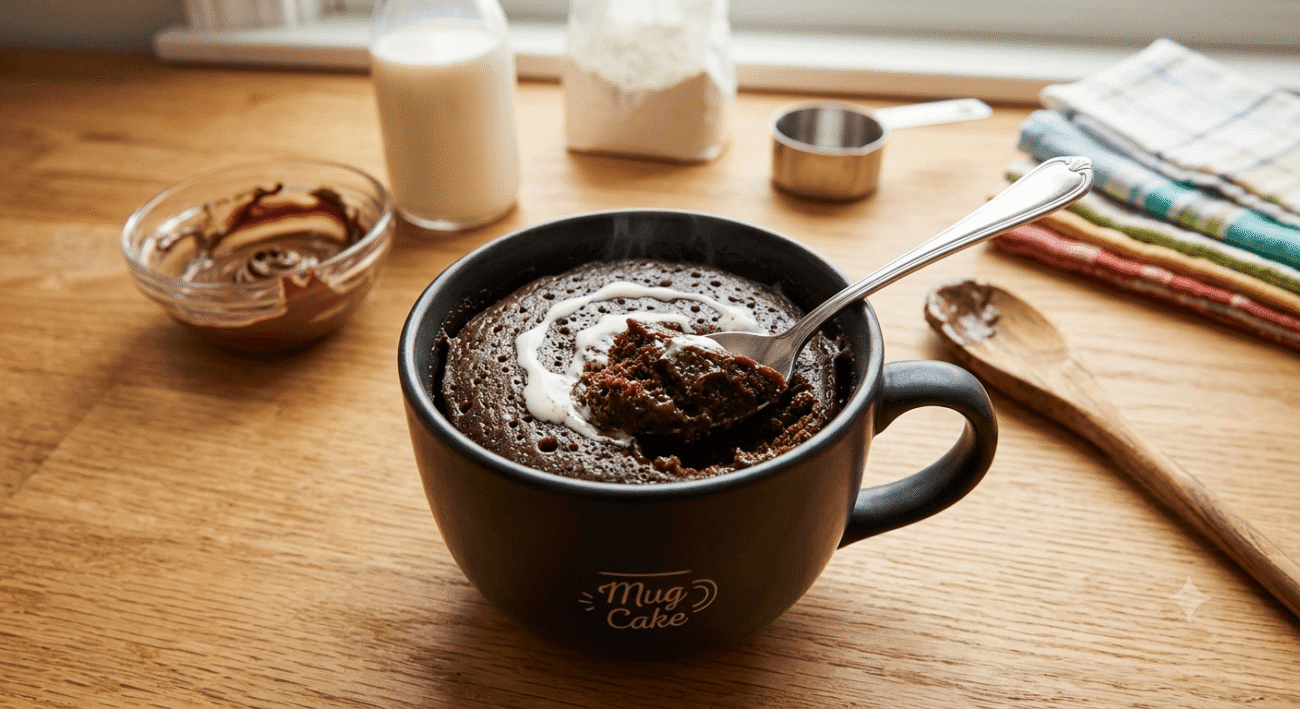 3-Ingredient Chocolate Mug Cake Recipe
