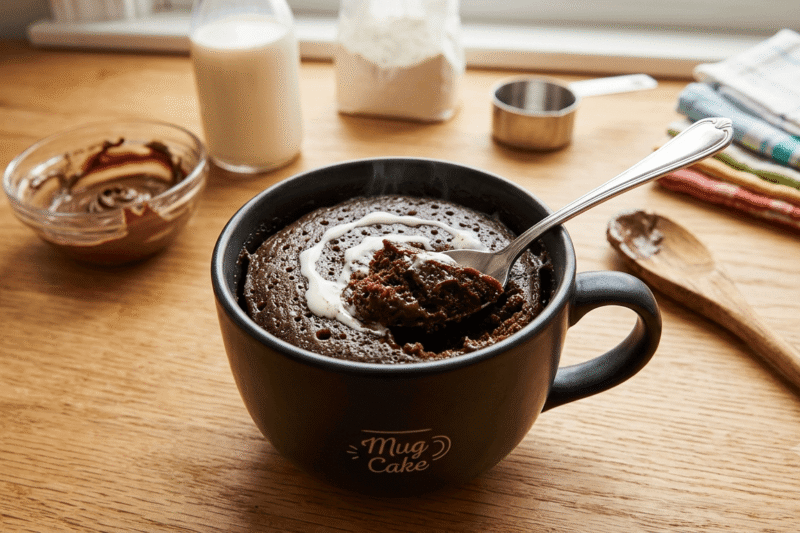 3-Ingredient Chocolate Mug Cake Recipe