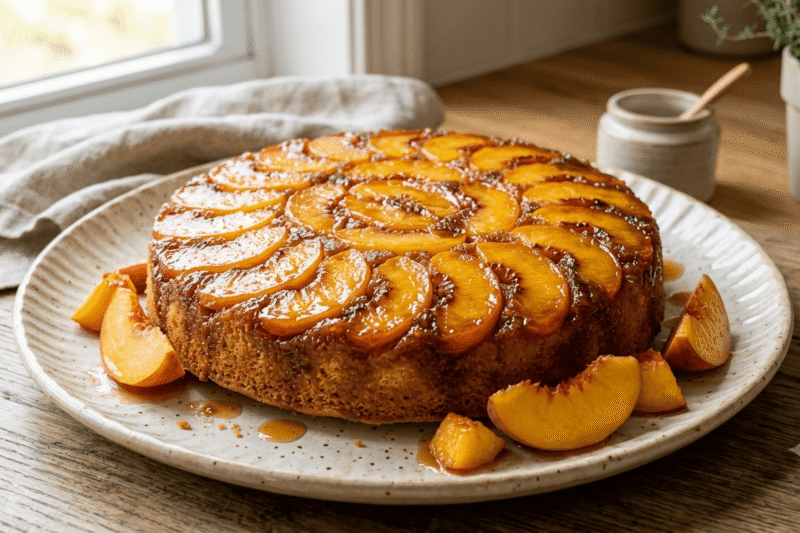 Peach Upside Down Cake