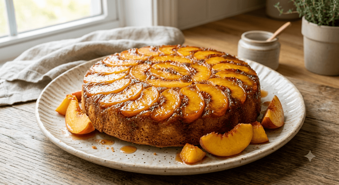 Peach Upside Down Cake